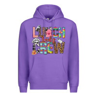 Purple lunch lady crew Premium Hoodie - NancyCooperArtShop