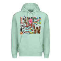 Seafoam lunch lady crew Premium Hoodie - NancyCooperArtShop