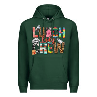 Sports Green lunch lady crew Premium Hoodie - NancyCooperArtShop
