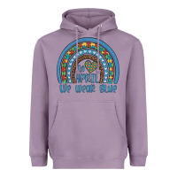 Lavender in april we wear blue autism awareness leopard rainbow Heavyweight Hoodie - Artiststas
