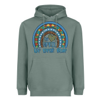 Sage in april we wear blue autism awareness leopard rainbow Heavyweight Hoodie - Artiststas