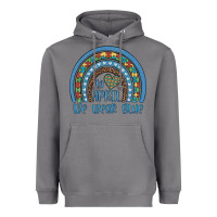 Storm in april we wear blue autism awareness leopard rainbow Heavyweight Hoodie - Artiststas