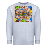 Heather Grey autism mom Premium Sweatshirt - BarkalooDesign