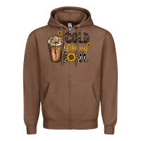 Chestnut cold like my soul Zipper Hoodie - CowhideDigitalArt