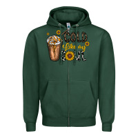 Sports Green cold like my soul Zipper Hoodie - CowhideDigitalArt