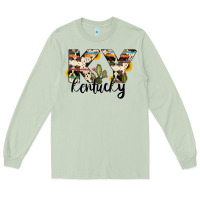 Matcha kentucky state cowhide serape cactus Long Sleeve Tee - RanaPortraitStore