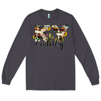 Smoke kentucky state cowhide serape cactus Long Sleeve Tee - RanaPortraitStore