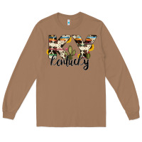 Toasted Coconut kentucky state cowhide serape cactus Long Sleeve Tee - RanaPortraitStore
