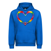 Cobalt Lgbtq Heart Balloon Urban Hoodie - BundleAndBundleShop