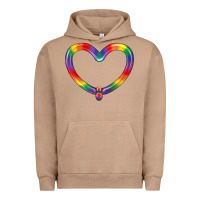 Pigment Burro Lgbtq Heart Balloon Urban Hoodie - BundleAndBundleShop