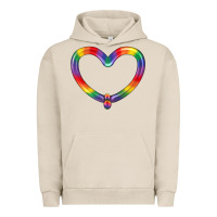 Pigment French Oak Lgbtq Heart Balloon Urban Hoodie - BundleAndBundleShop