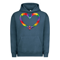 Pigment Midnight Navy Lgbtq Heart Balloon Urban Hoodie - BundleAndBundleShop