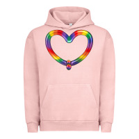 Pigment Salmon Lgbtq Heart Balloon Urban Hoodie - BundleAndBundleShop