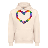 Sandshell Lgbtq Heart Balloon Urban Hoodie - BundleAndBundleShop