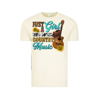 Vintage Arctic just a girl who loves country music Vintage Tee - texasbilliewilder