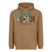 Toasted Coconut he is risen Heavyweight Hoodie - Artiststas