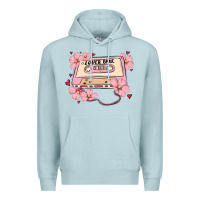 Blue Mist lover babe valentines day Premium Hoodie - MaliasSmallBusiness