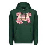 Sports Green lover babe valentines day Premium Hoodie - MaliasSmallBusiness