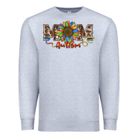 Heather Grey autism mom Premium Sweatshirt - BarkalooDesign