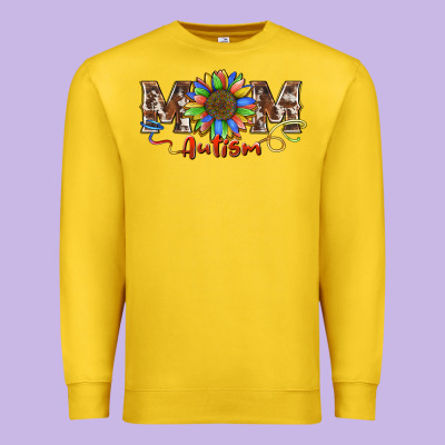 Autism Mom Premium Sweatshirt Designed By Barkaloodesign