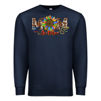 Navy autism mom Premium Sweatshirt - BarkalooDesign