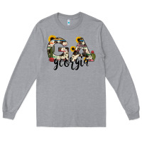 Heather Grey georgia state cowhide serape cactus Long Sleeve Tee - RanaPortraitStore
