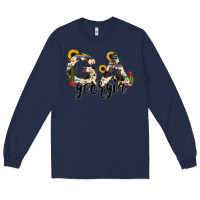 Navy georgia state cowhide serape cactus Long Sleeve Tee - RanaPortraitStore