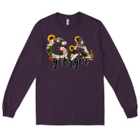Plum georgia state cowhide serape cactus Long Sleeve Tee - RanaPortraitStore