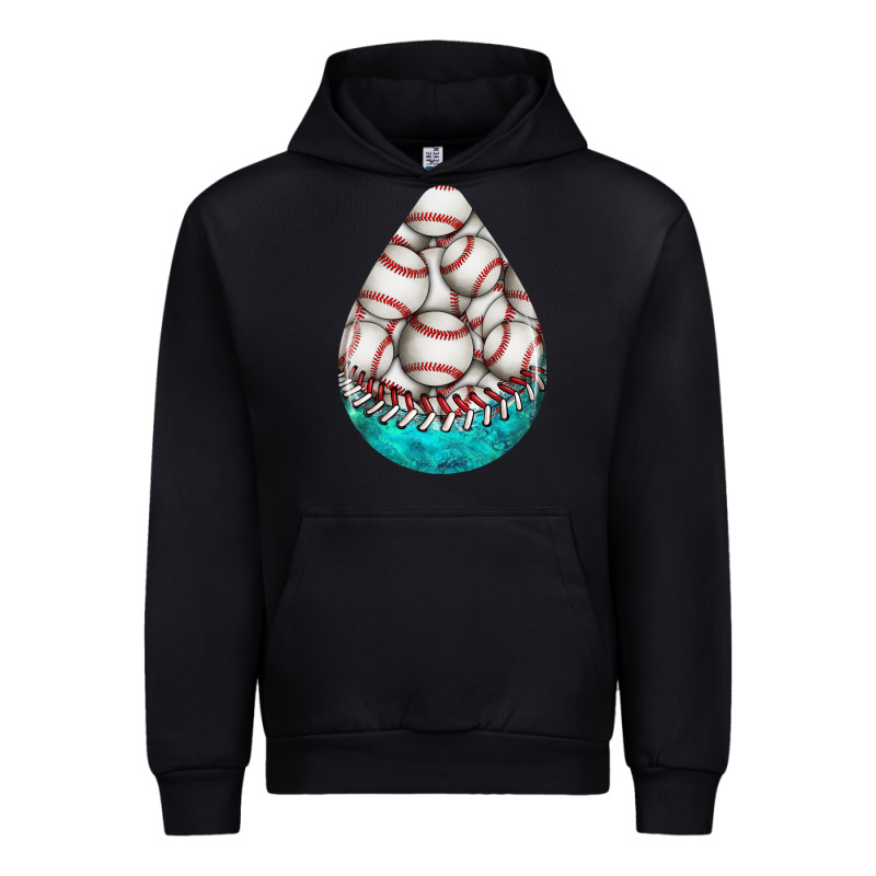 Baseball And Western Roses Teardrop  8 Urban Hoodie by BundleAndBundleShop | Teevron