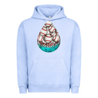 Pigment Grape Ice baseball and western roses teardrop  8 Urban Hoodie - BundleAndBundleShop
