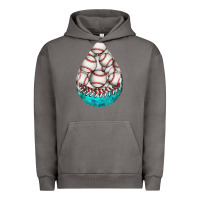 Pigment Tornado baseball and western roses teardrop  8 Urban Hoodie - BundleAndBundleShop
