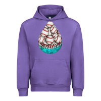 Tulip baseball and western roses teardrop  8 Urban Hoodie - BundleAndBundleShop