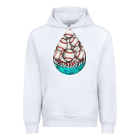 White baseball and western roses teardrop  8 Urban Hoodie - BundleAndBundleShop