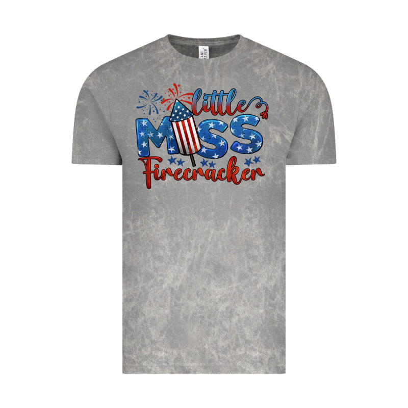 Little Miss Firecracker 4th Of July Vintage Tee by BarkalooDesign | Teevron