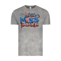 Cloud Rock little miss firecracker 4th of july Vintage Tee - BarkalooDesign