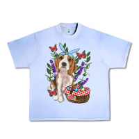 Grape Ice Easter Beagle Urban Heavy Tee - RanaPortraitStore