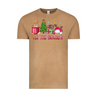 Vintage Camel 'tis the season pink christmas Vintage Tee - Zillion Design Studio