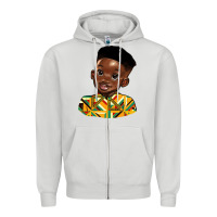 Dove Grey black boy Zipper Hoodie - HRA Design Shop