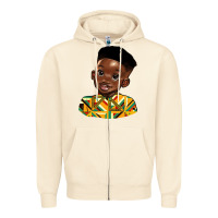 Sandshell black boy Zipper Hoodie - HRA Design Shop