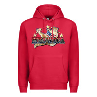 Cardinal meowica cat Premium Hoodie - NancyCooperArtShop