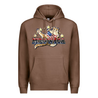 Chestnut meowica cat Premium Hoodie - NancyCooperArtShop
