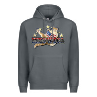 Rock meowica cat Premium Hoodie - NancyCooperArtShop