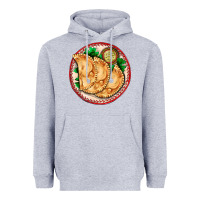 Heather Grey empanada Heavyweight Hoodie - AdoDesignShop