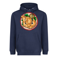 Navy empanada Heavyweight Hoodie - AdoDesignShop