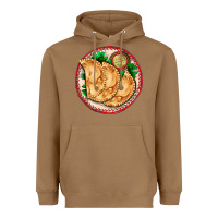 Toasted Coconut empanada Heavyweight Hoodie - AdoDesignShop
