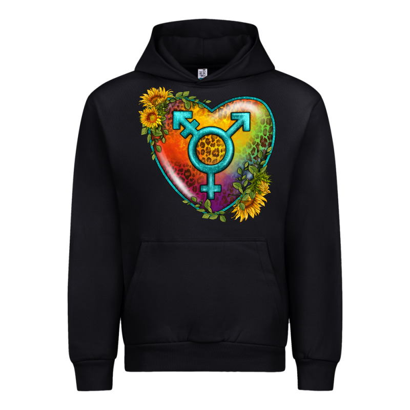 Lgbtq Heart With Sunflower Urban Hoodie by BundleAndBundleShop | Teevron