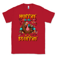 Red huffin' for the stuffin' Classic Tee - BundleAndBundleShop