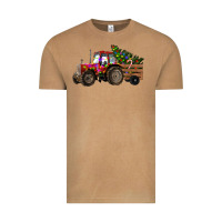Vintage Camel Christmas Farm Tractor Vintage Tee - RanaPortraitStore