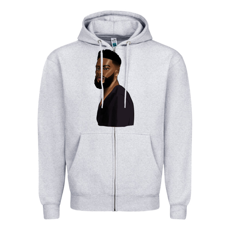 African Men Zipper Hoodie by HRA Design Shop | Teevron