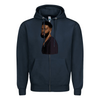 Navy african men Zipper Hoodie - HRA Design Shop